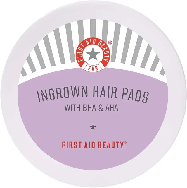 First Aid Beauty Ingrown Hair 28 pads BHA AHA peli incarniti