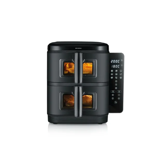 Dr. Severin Friggitrice ad Aria 2x5,5L 2600W 2 Piani